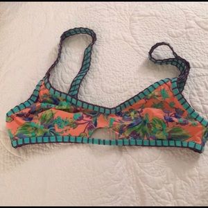 MINKPINK Floral Bikini Top